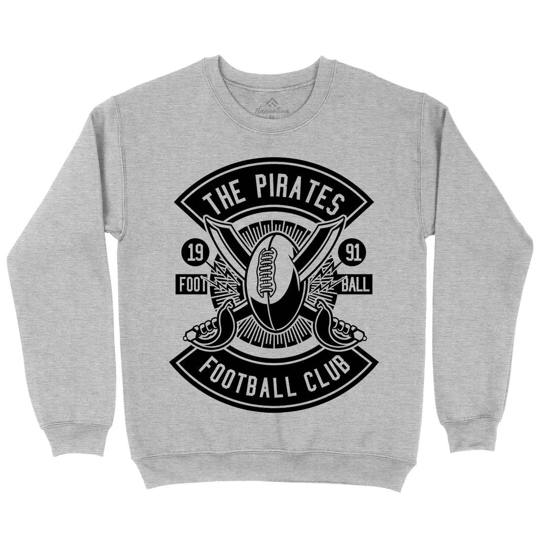 Pirates Football Mens Crew Neck Sweatshirt Sport B599