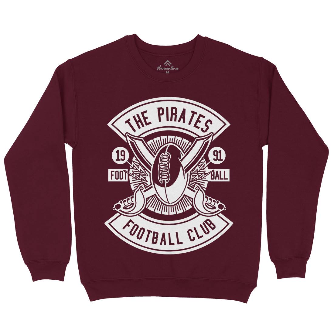Pirates Football Kids Crew Neck Sweatshirt Sport B599