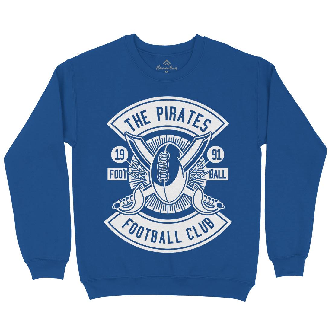 Pirates Football Mens Crew Neck Sweatshirt Sport B599