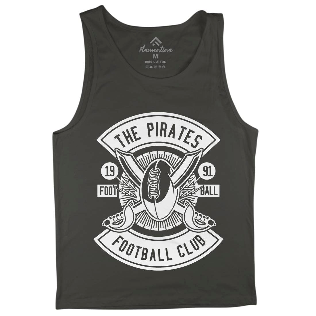 Pirates Football Mens Tank Top Vest Sport B599