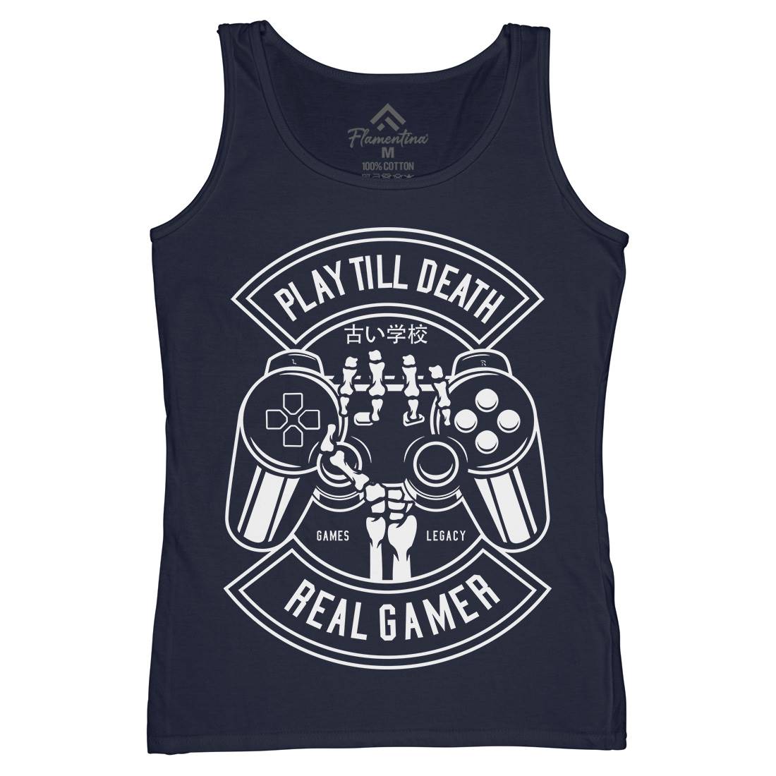 Play Till Death Womens Organic Tank Top Vest Geek B603