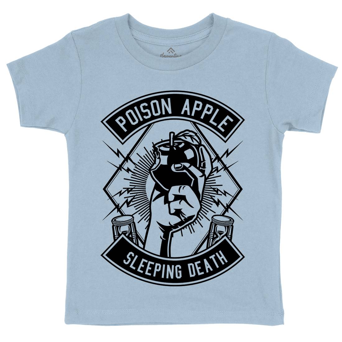 Poison Apple Kids Organic Crew Neck T-Shirt Horror B604