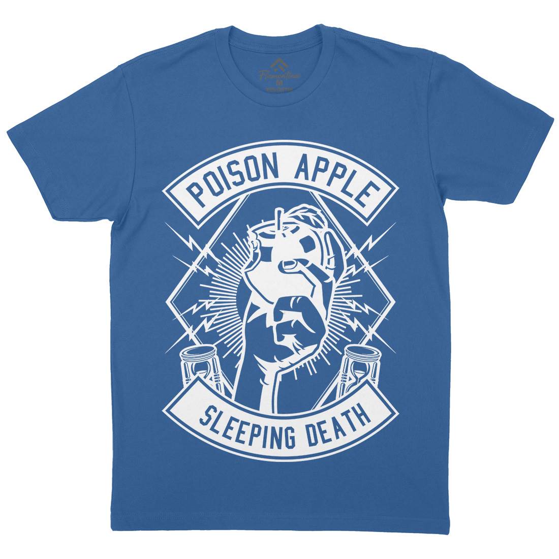 Poison Apple Mens Organic Crew Neck T-Shirt Horror B604