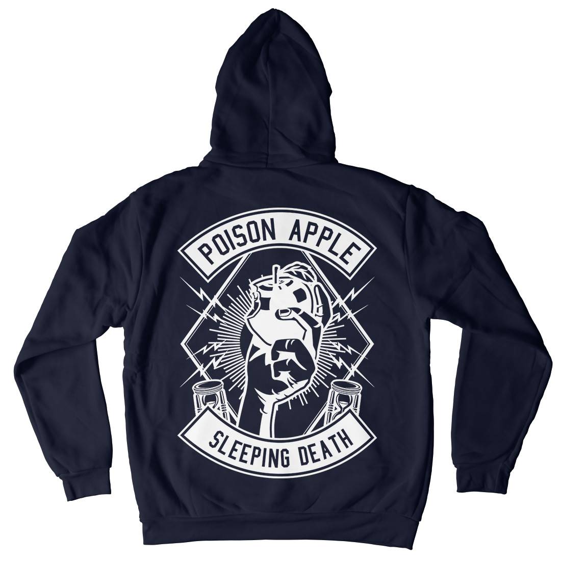 Poison Apple Mens Hoodie With Pocket Horror B604