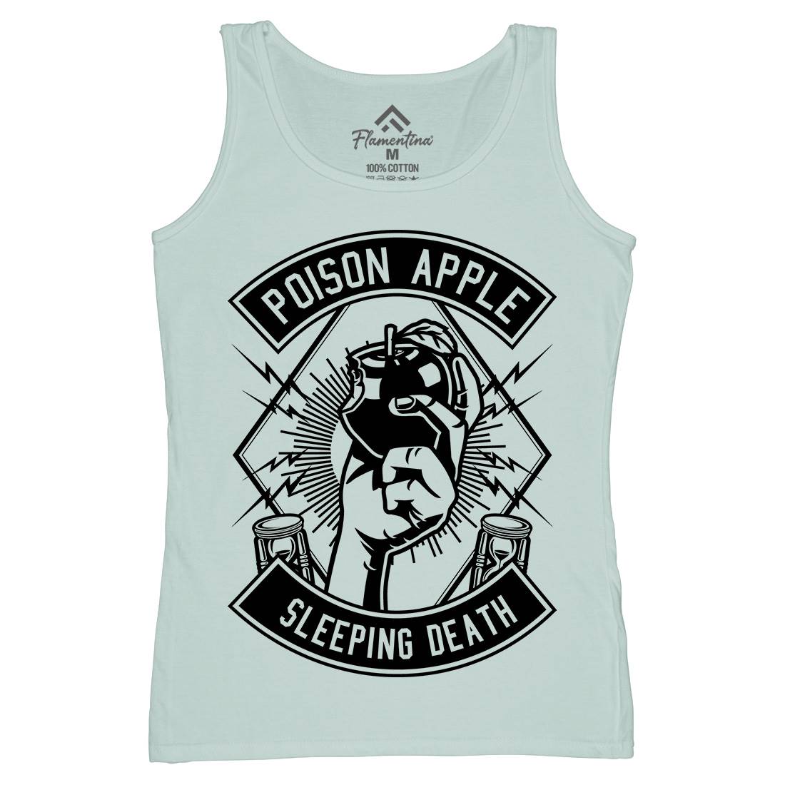 Poison Apple Womens Organic Tank Top Vest Horror B604