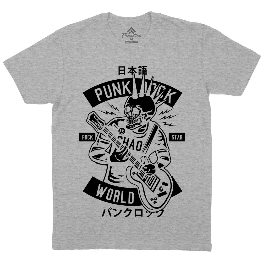 Punk Rock Show Mens Crew Neck T-Shirt Music B606