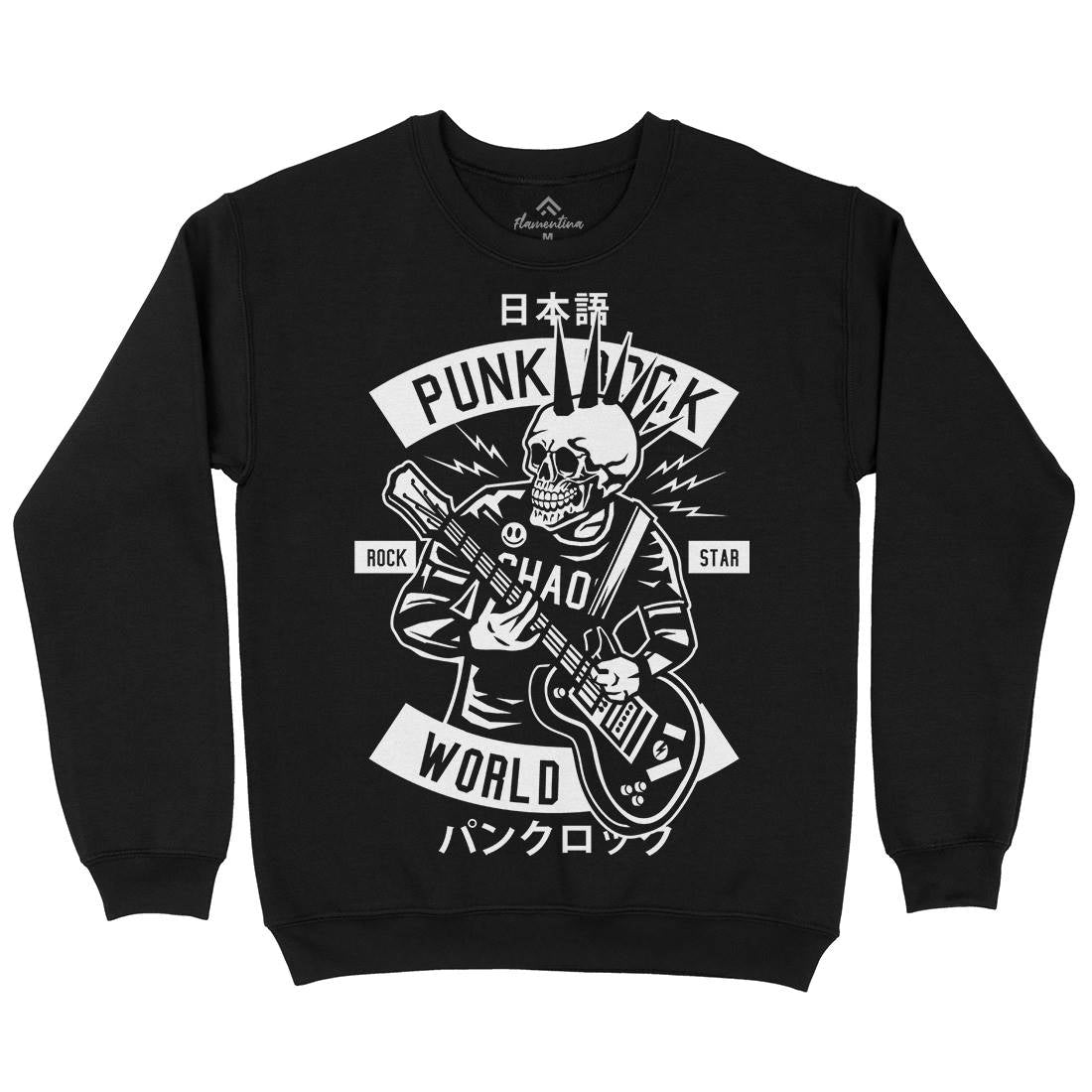Punk Rock Show Mens Crew Neck Sweatshirt Music B606
