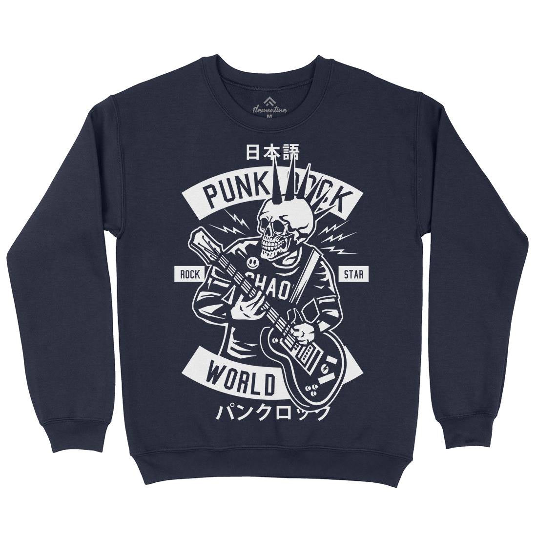 Punk Rock Show Mens Crew Neck Sweatshirt Music B606