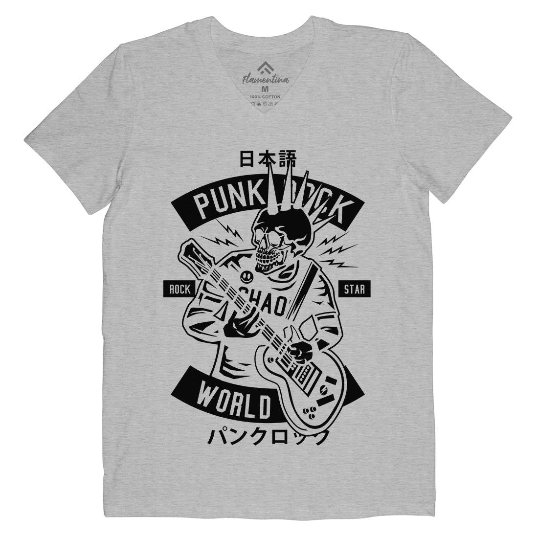 Punk Rock Show Mens V-Neck T-Shirt Music B606