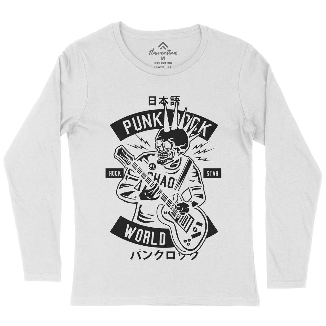 Punk Rock Show Womens Long Sleeve T-Shirt Music B606