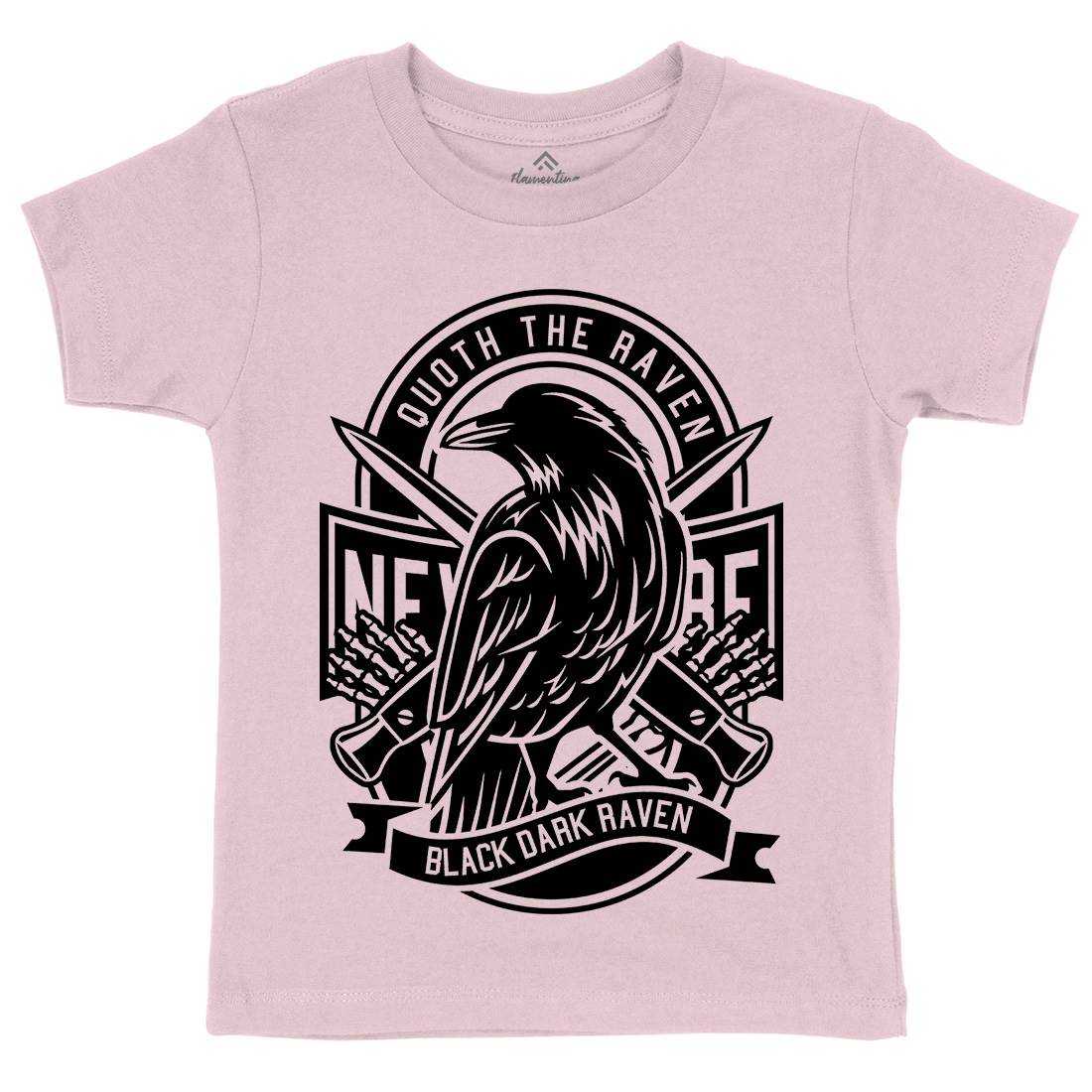 Raven Kids Organic Crew Neck T-Shirt Animals B608