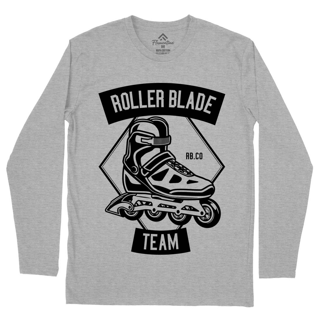 Roller Blade Mens Long Sleeve T-Shirt Skate B614