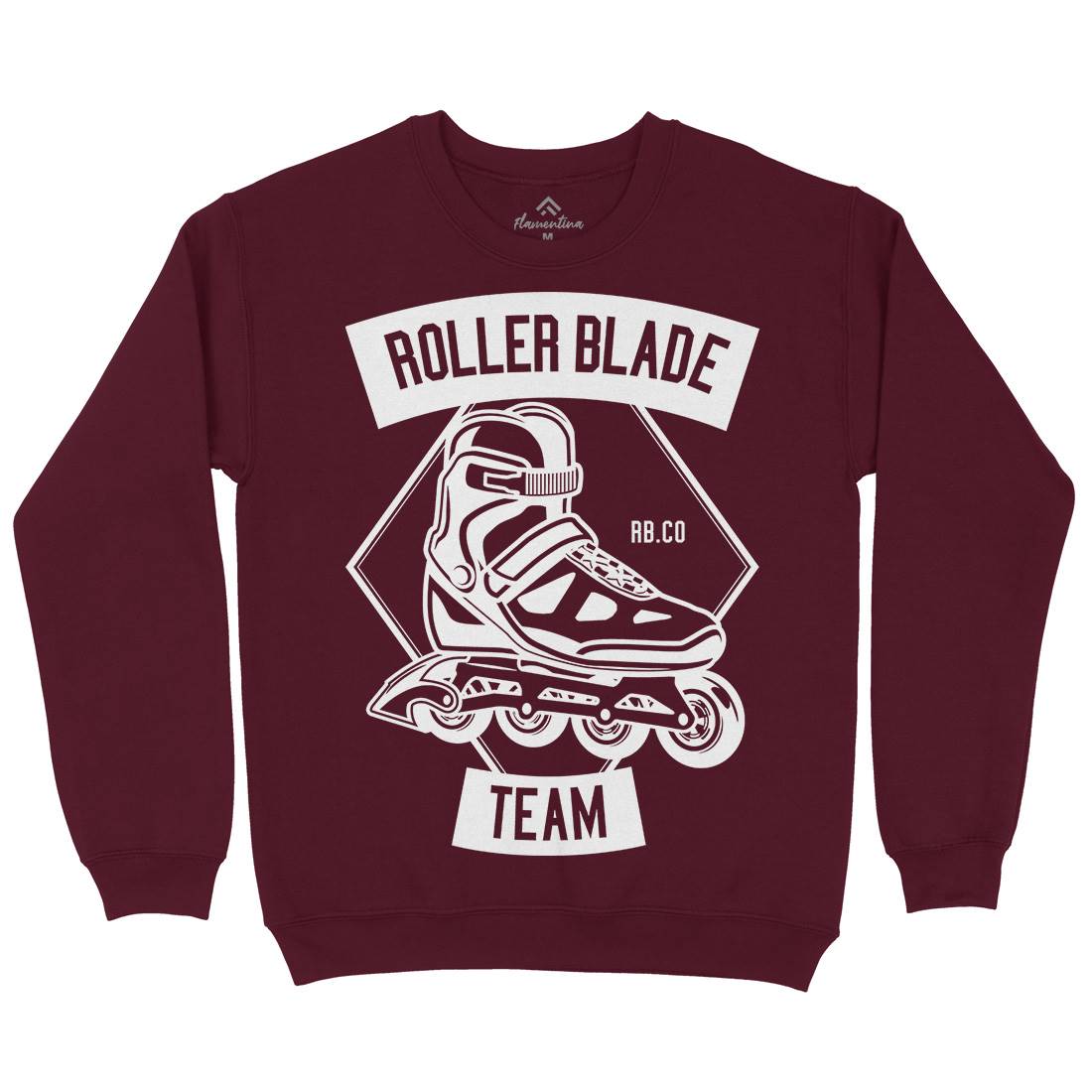Roller Blade Mens Crew Neck Sweatshirt Skate B614