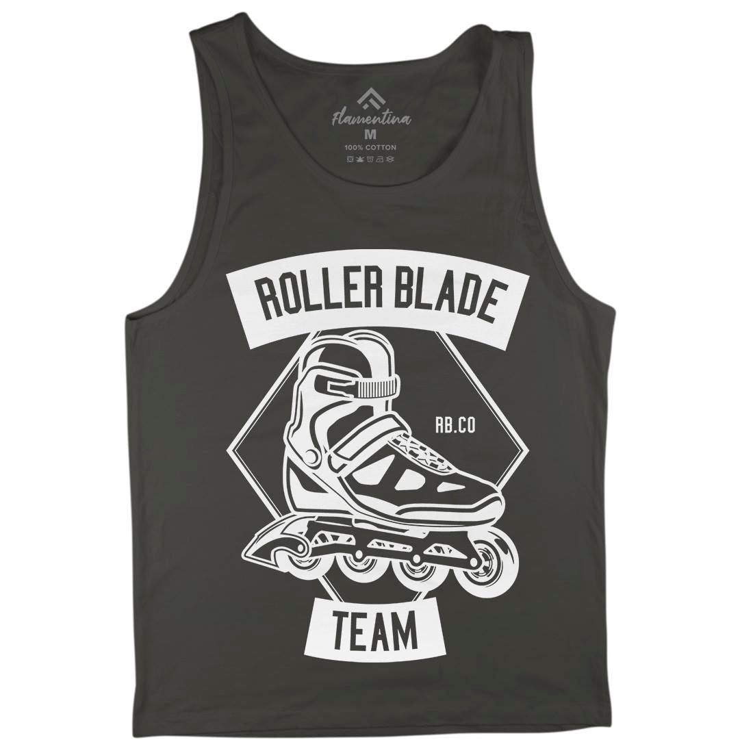 Roller Blade Mens Tank Top Vest Skate B614