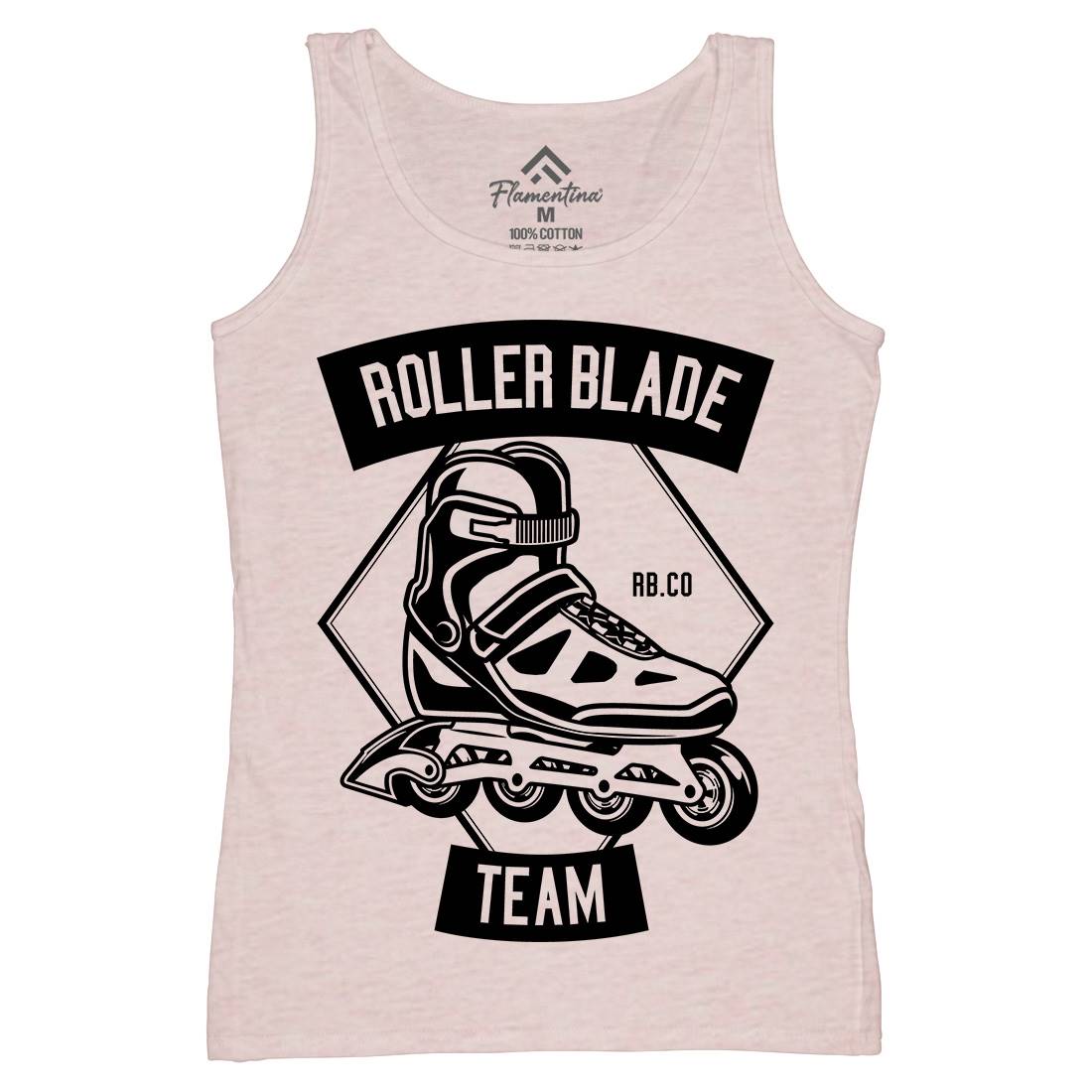 Roller Blade Womens Organic Tank Top Vest Skate B614