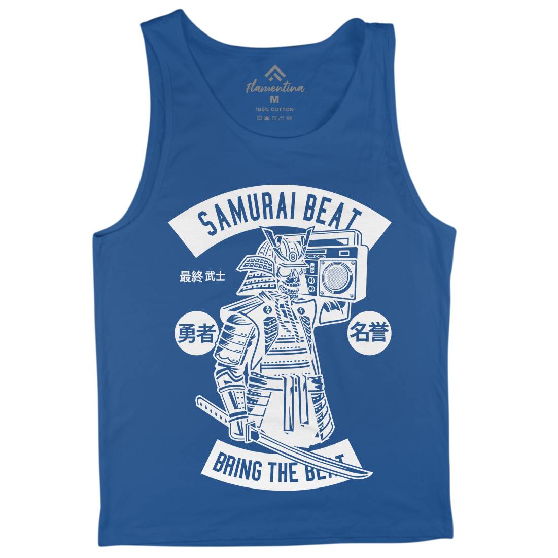 Samurai Beat Mens Tank Top Vest Asian B615
