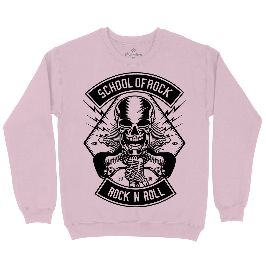 Rock School Kids Crew Neck Sweatshirt Music B617