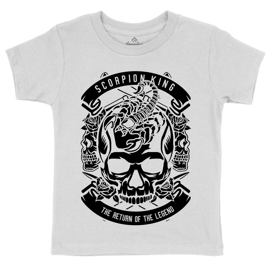 King Scorpion Kids Crew Neck T-Shirt Animals B619
