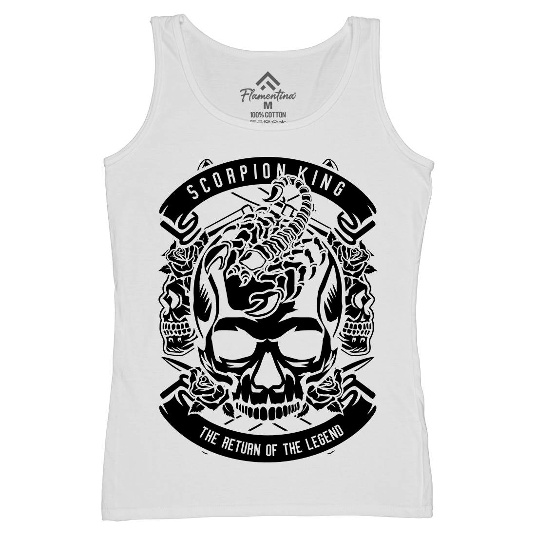 King Scorpion Womens Organic Tank Top Vest Animals B619