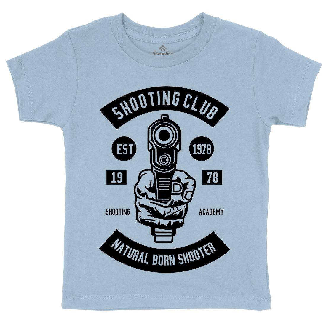 Shooting Club Kids Organic Crew Neck T-Shirt Sport B621