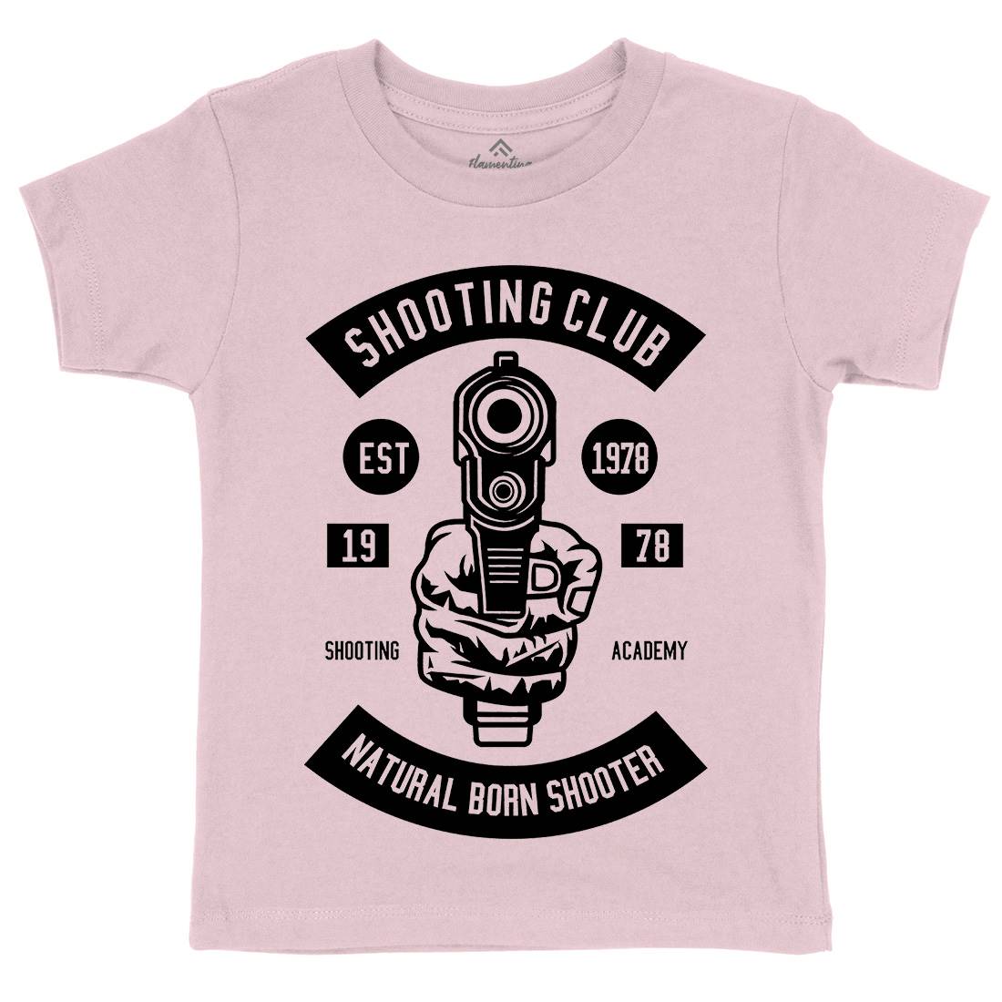 Shooting Club Kids Organic Crew Neck T-Shirt Sport B621