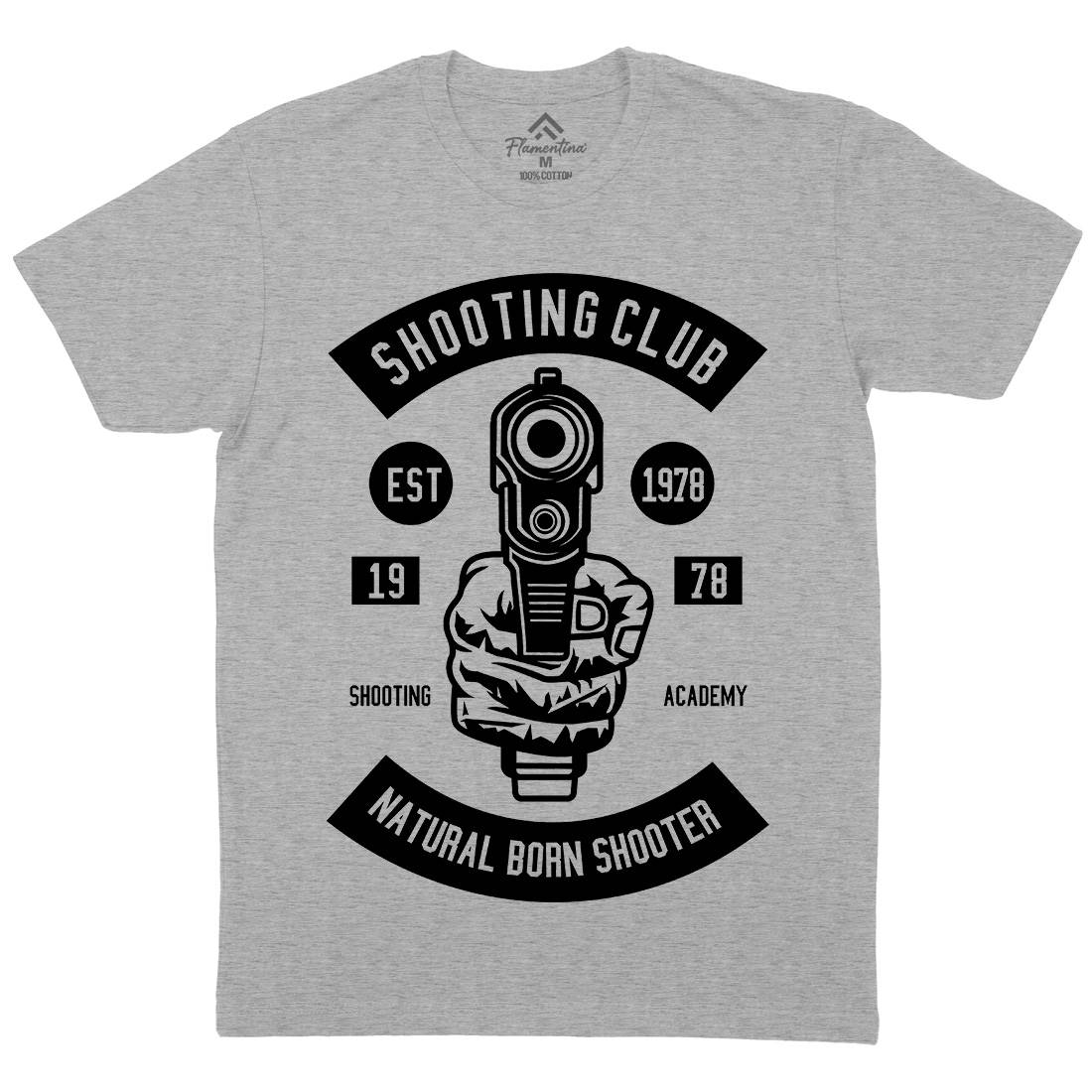 Shooting Club Mens Crew Neck T-Shirt Sport B621