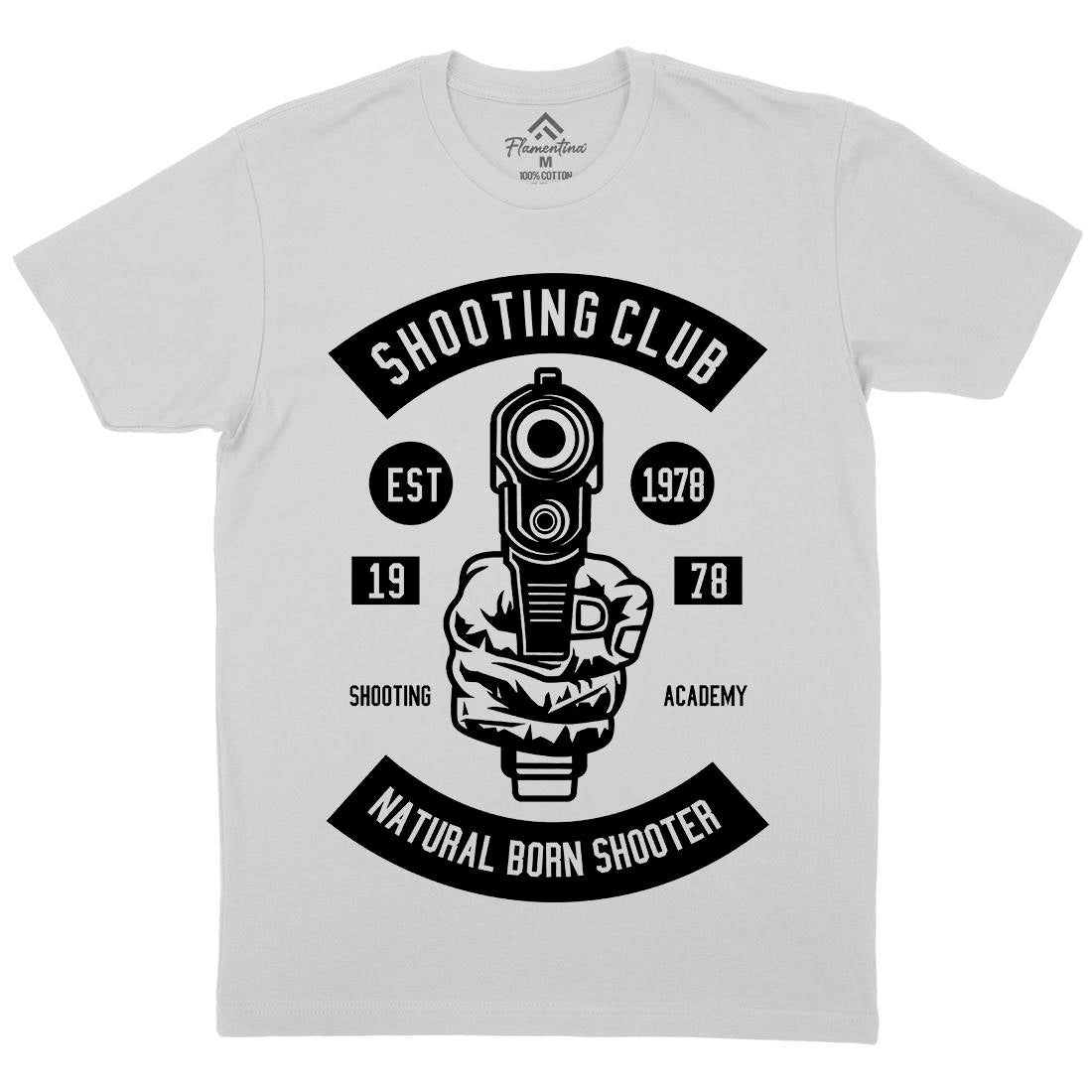 Shooting Club Mens Crew Neck T-Shirt Sport B621