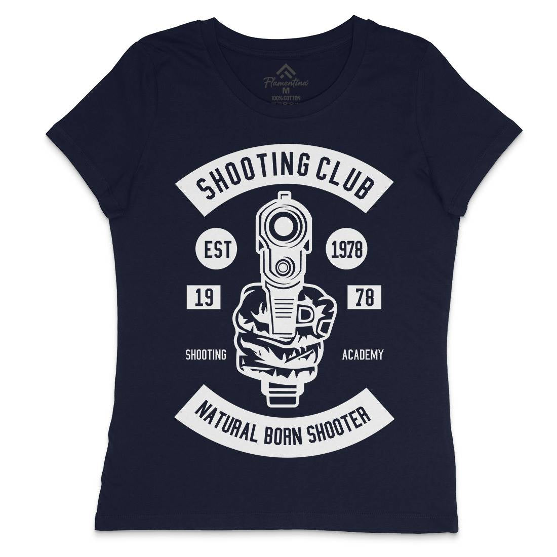 Shooting Club Womens Crew Neck T-Shirt Sport B621