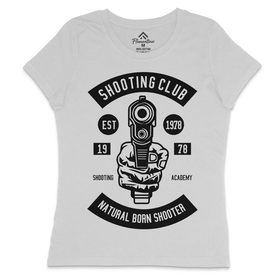 Shooting Club Womens Crew Neck T-Shirt Sport B621