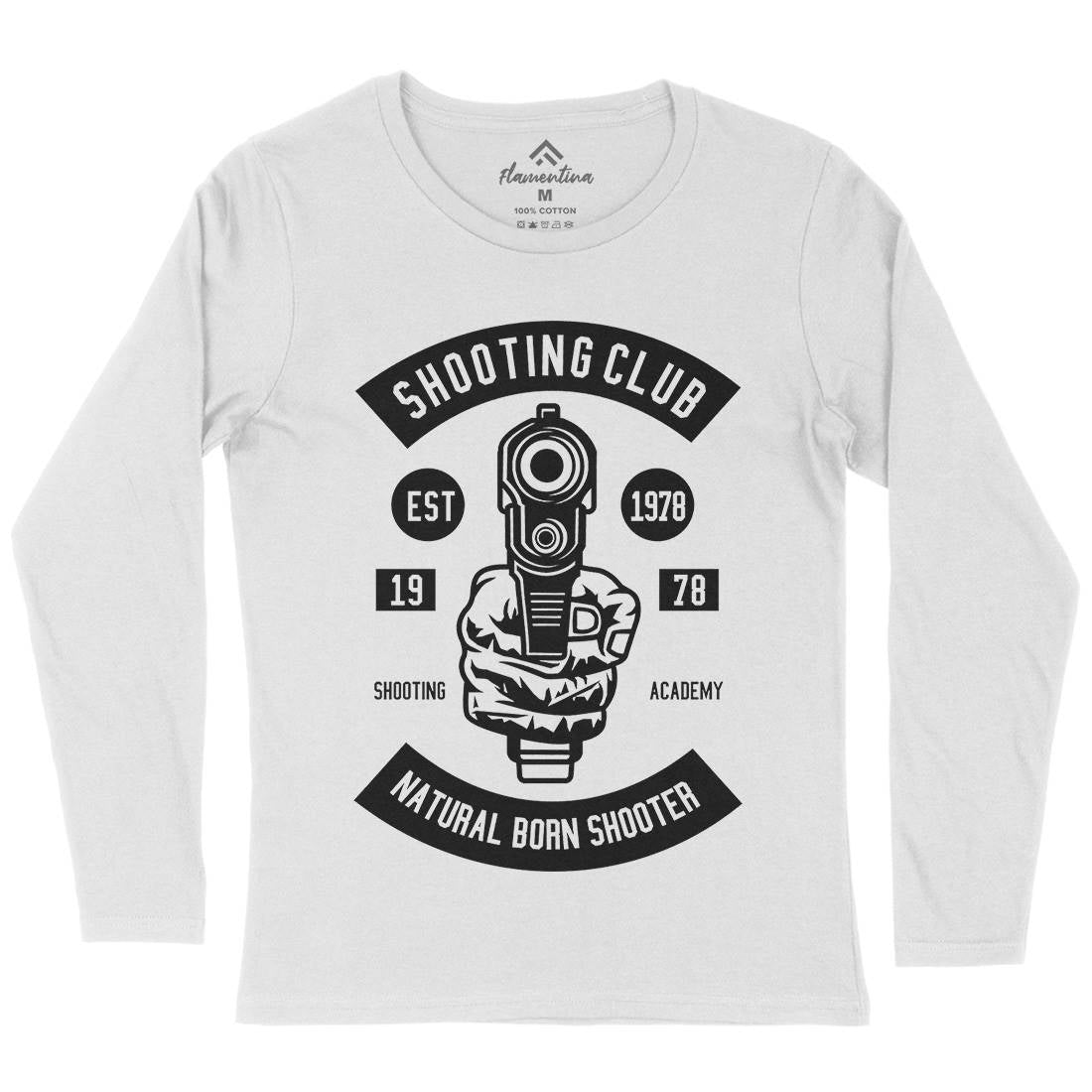 Shooting Club Womens Long Sleeve T-Shirt Sport B621