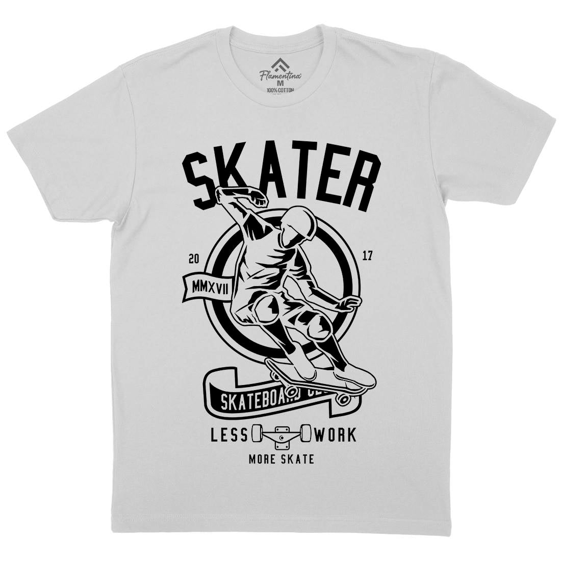 Skater Mens Crew Neck T-Shirt Skate B625