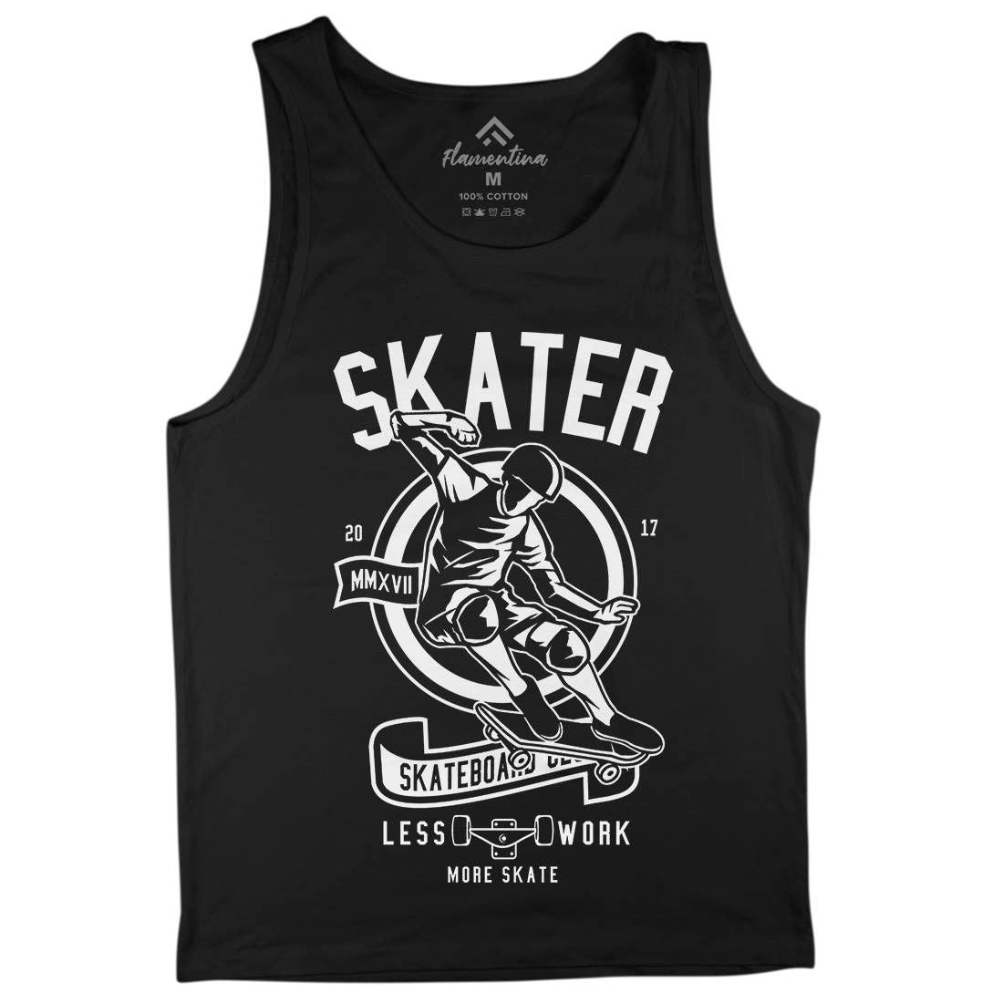 Skater Mens Tank Top Vest Skate B625