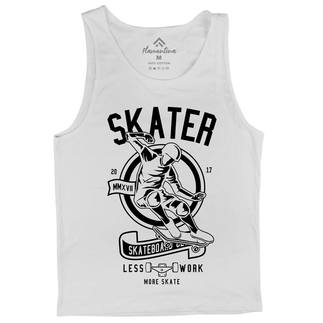 Skater Mens Tank Top Vest Skate B625