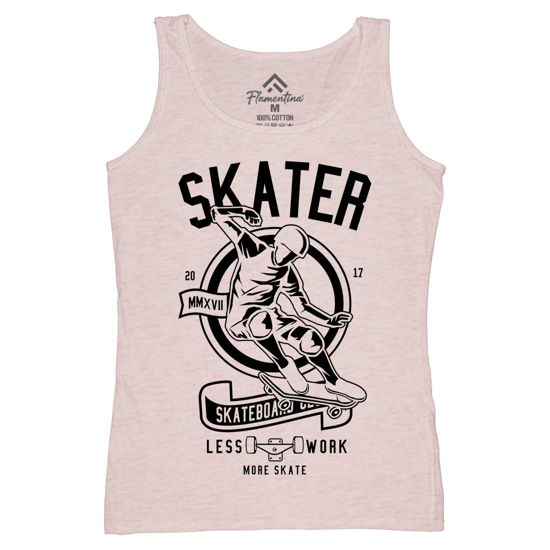 Skater Womens Organic Tank Top Vest Skate B625