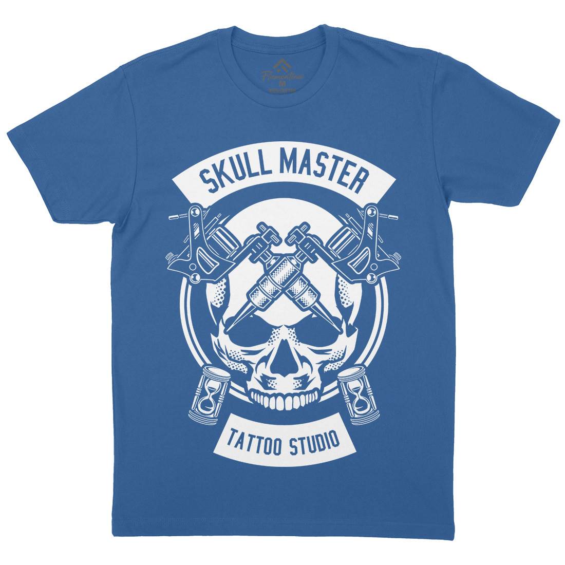 Skull Master Mens Organic Crew Neck T-Shirt Tattoo B630