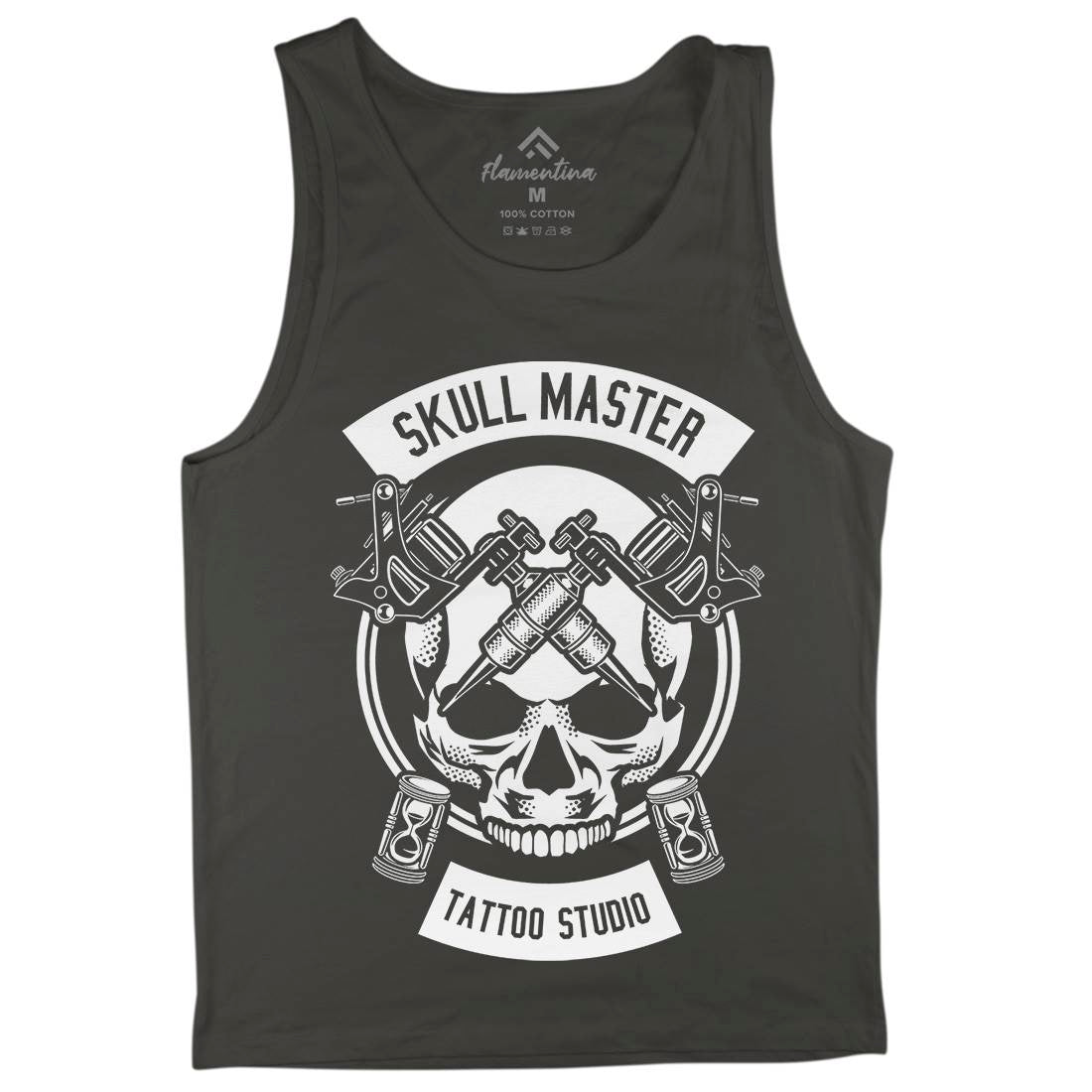 Skull Master Mens Tank Top Vest Tattoo B630
