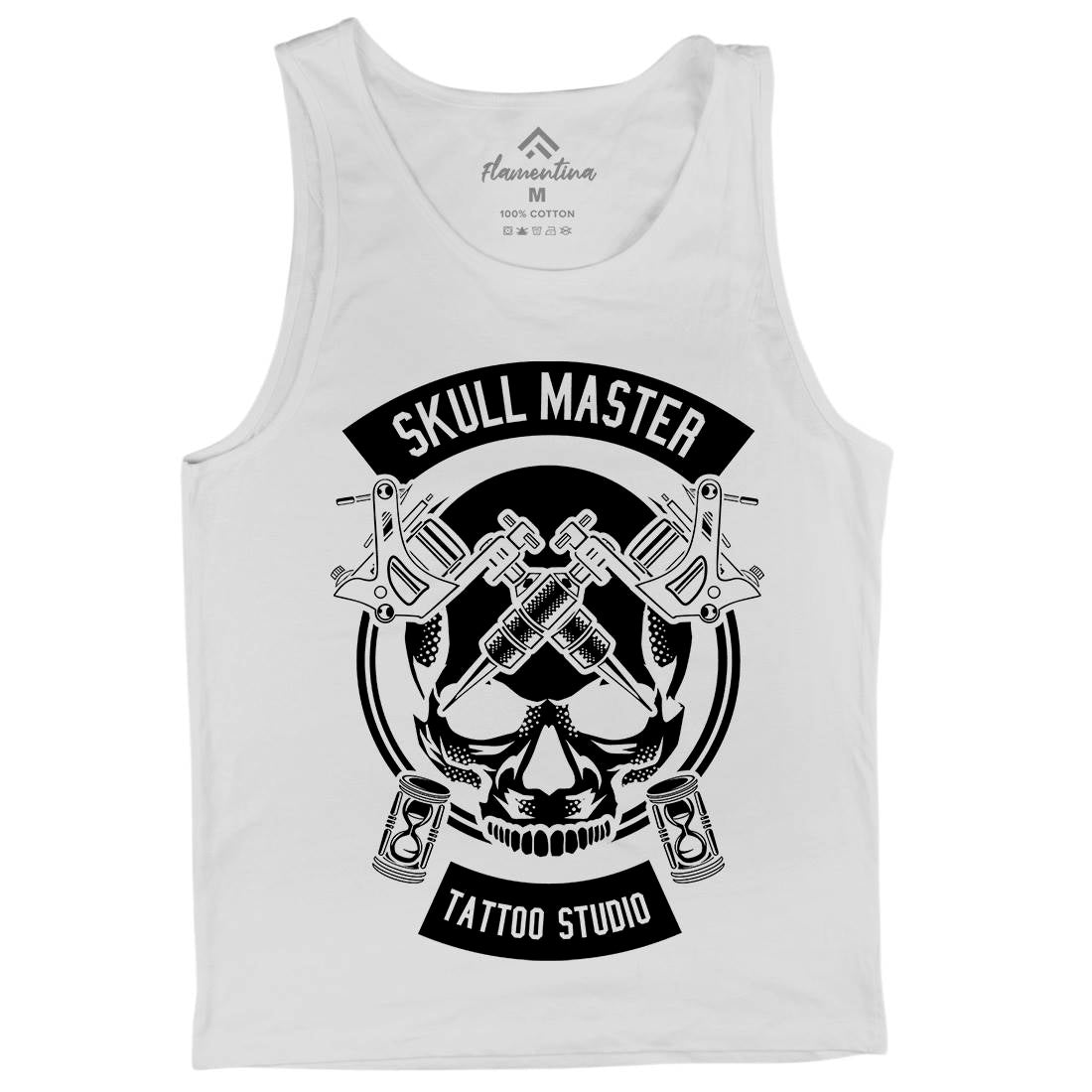 Skull Master Mens Tank Top Vest Tattoo B630