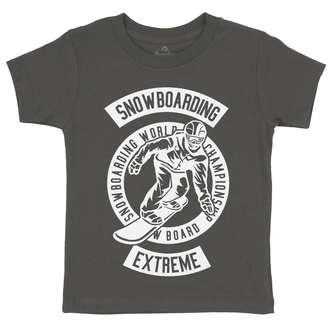 Snowboard Kids Crew Neck T-Shirt Sport B633