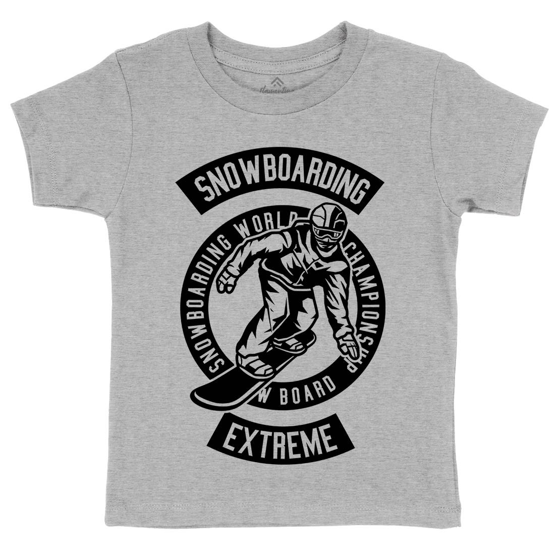 Snowboard Kids Crew Neck T-Shirt Sport B633