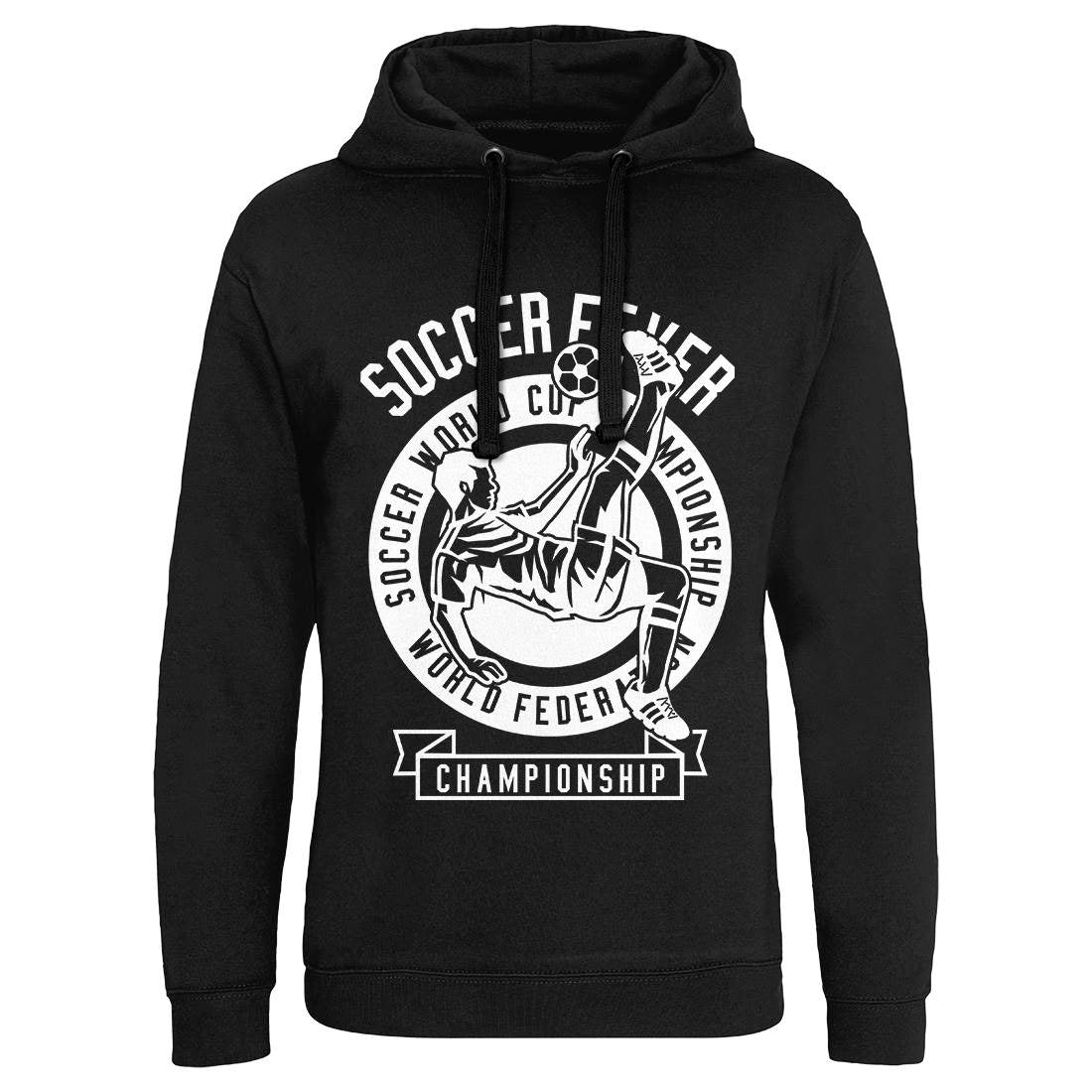 Soccer Fever Mens Hoodie Without Pocket Sport B634