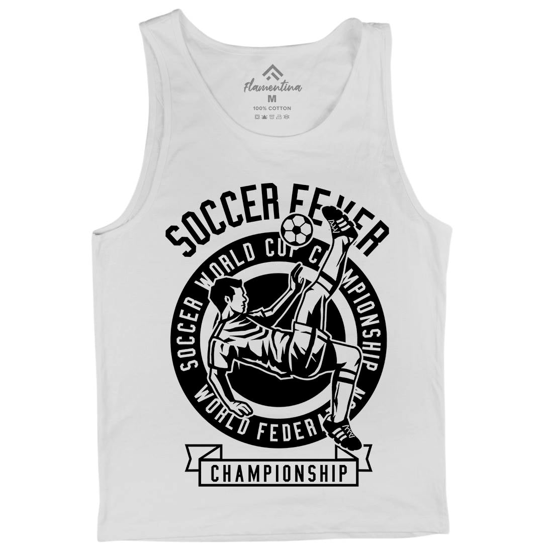 Soccer Fever Mens Tank Top Vest Sport B634