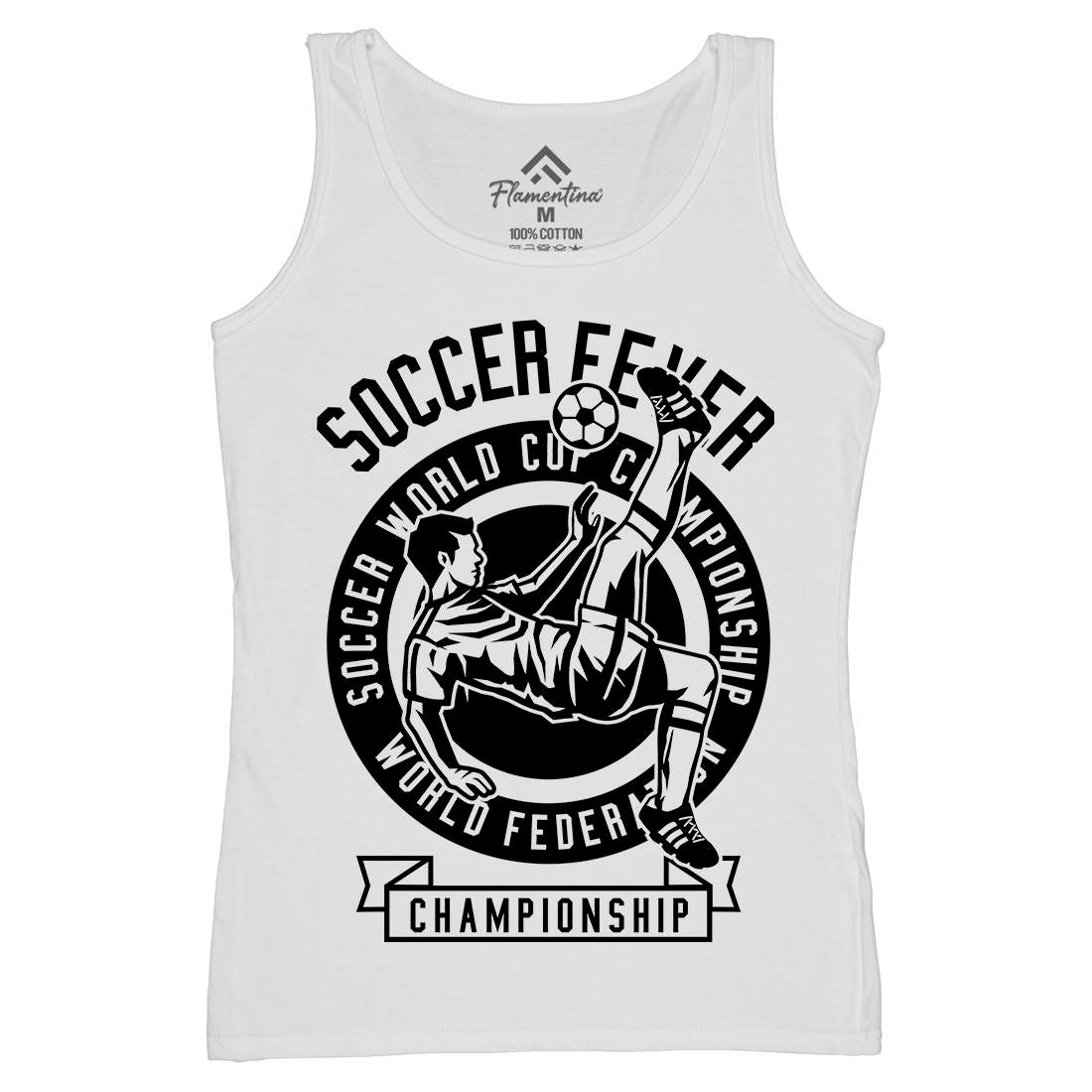 Soccer Fever Womens Organic Tank Top Vest Sport B634