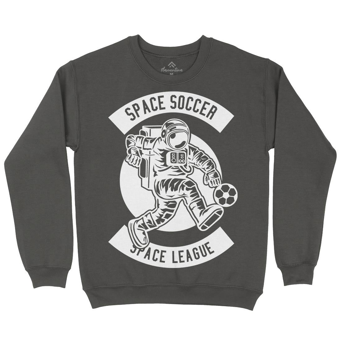 Soccer Kids Crew Neck Sweatshirt Space B637