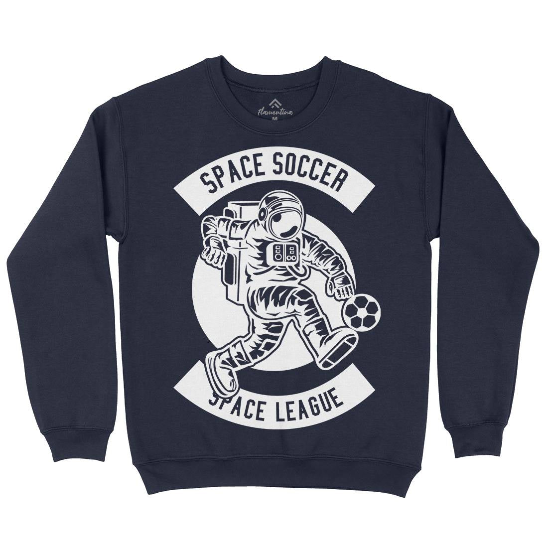 Soccer Kids Crew Neck Sweatshirt Space B637