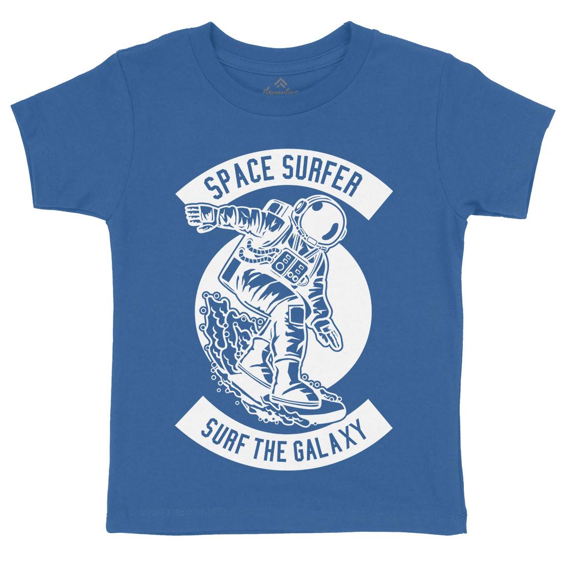 Surfer Kids Crew Neck T-Shirt Space B638