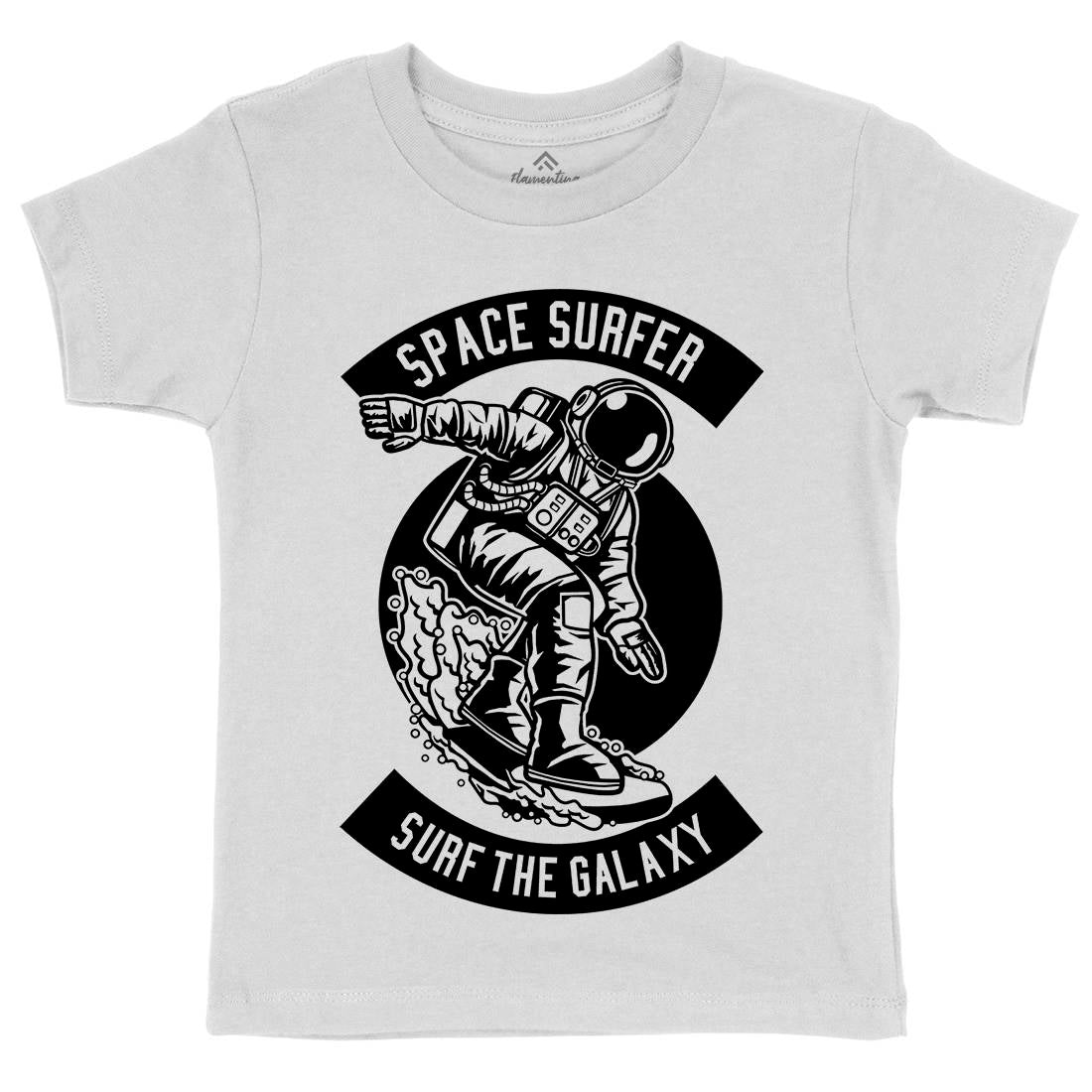 Surfer Kids Crew Neck T-Shirt Space B638