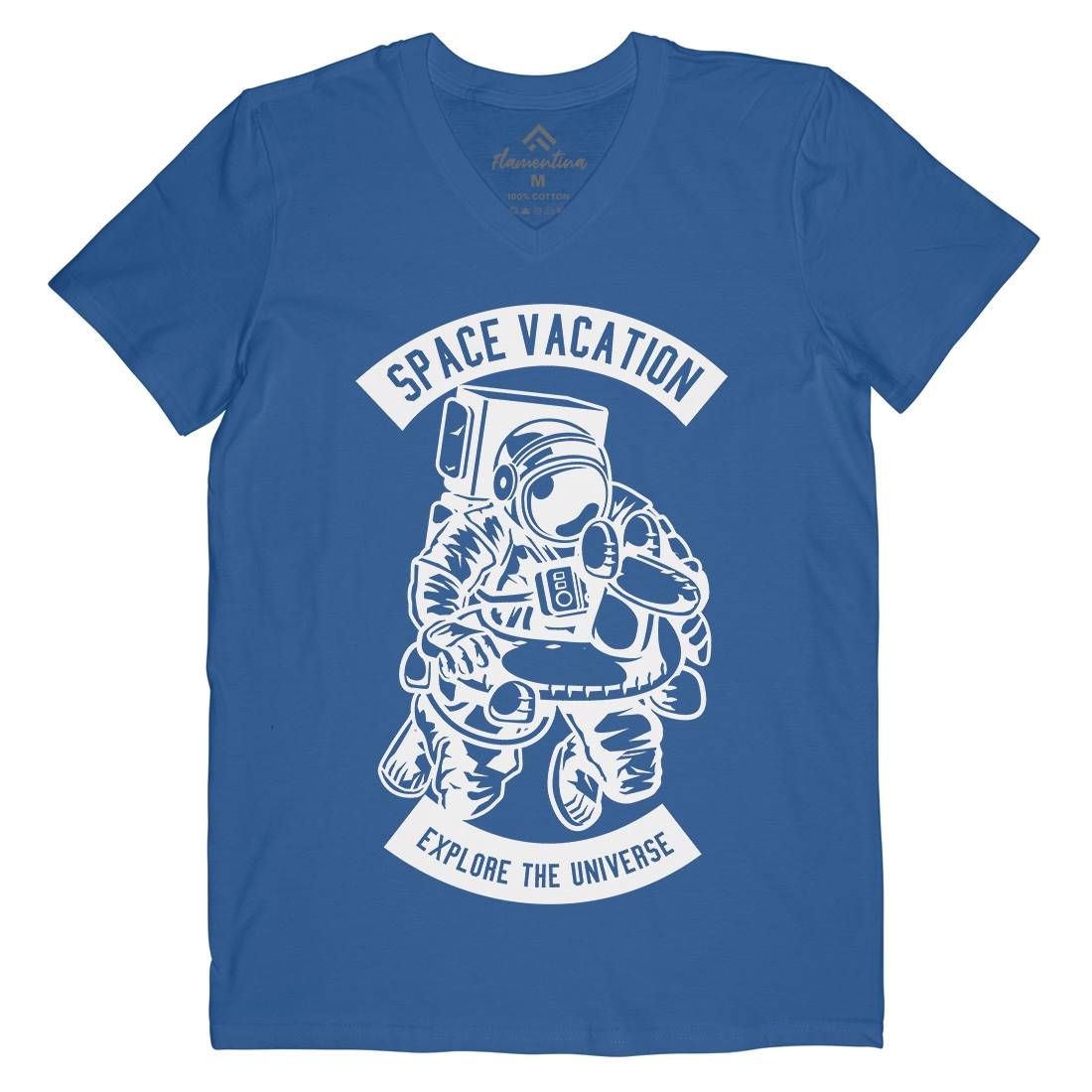 Vacation Mens V-Neck T-Shirt Space B639