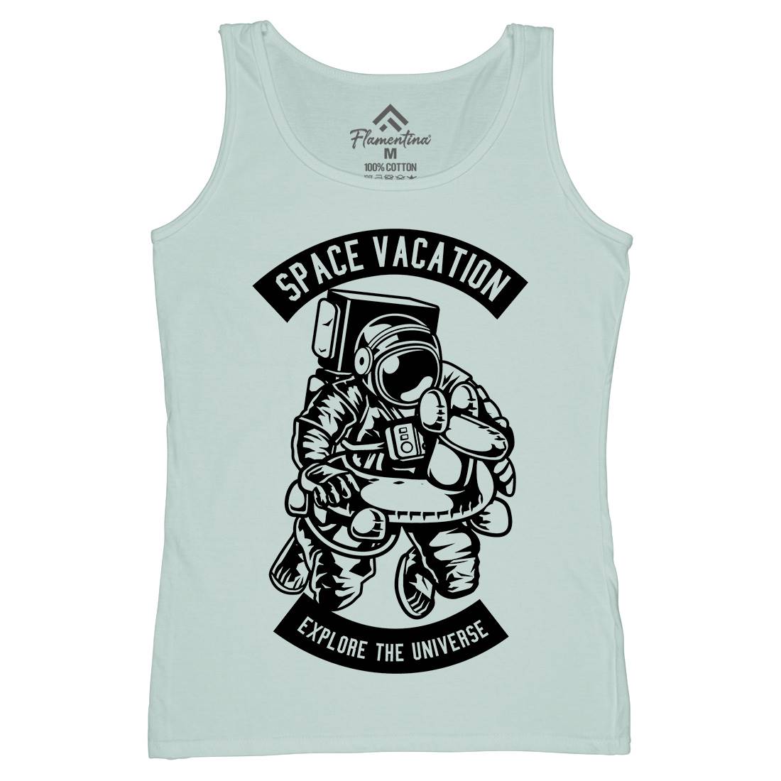 Vacation Womens Organic Tank Top Vest Space B639