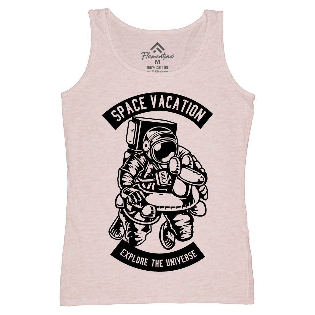 Vacation Womens Organic Tank Top Vest Space B639