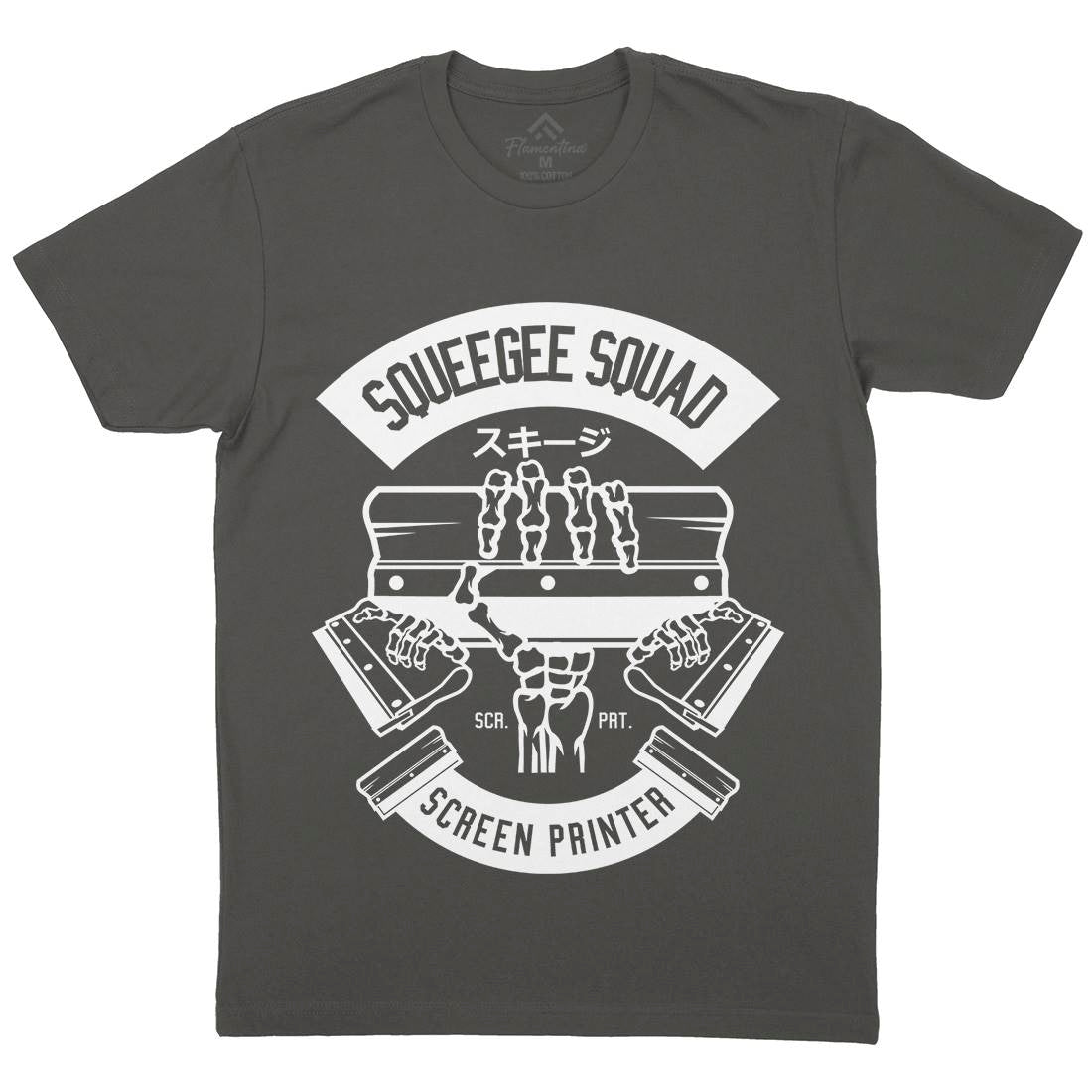 Squeegee Squad Mens Crew Neck T-Shirt Retro B642